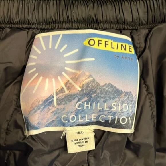 Aerie Offline Chillside Collection Women’s ski snow pants black NWT Size Large - Picture 5 of 8